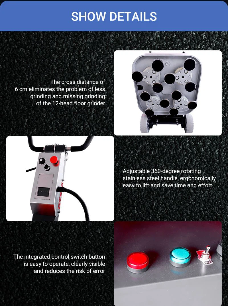 GX688 concrete grinding machine floor grinder